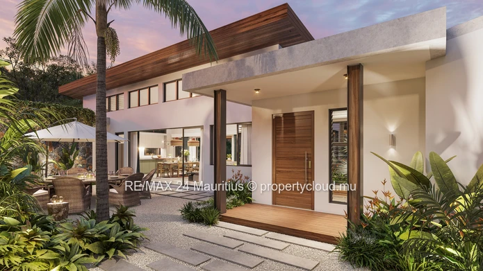 Discover Resort-Style Luxury: Exquisite 3-Bedroom Villa with Stunning Mountain Views in Tamarin