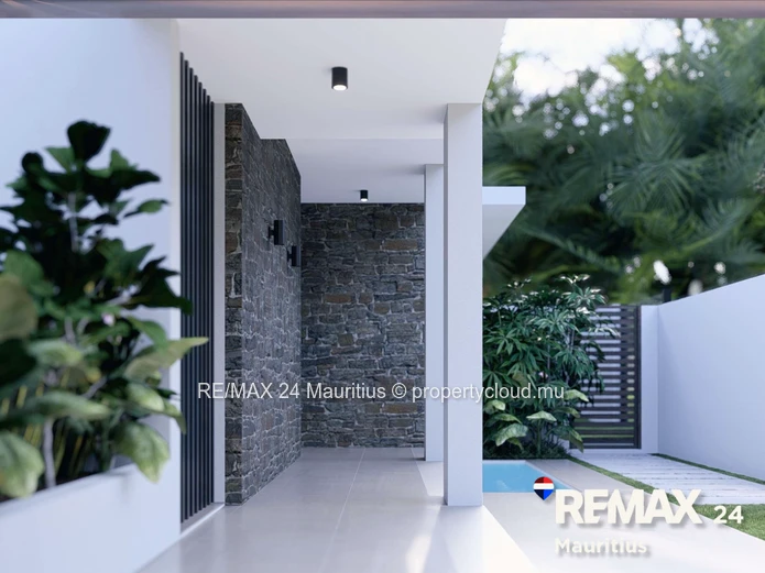 Luxury 4 Bedroom En Suite Villa with Pool  with Solar Installation in Mont Choisy Estate