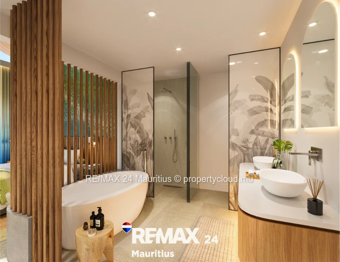 Penthouses de 4 chambres en suite situés en bord de mer à Flic En Flac