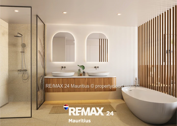 Penthouses de 4 chambres en suite situés en bord de mer à Flic En Flac