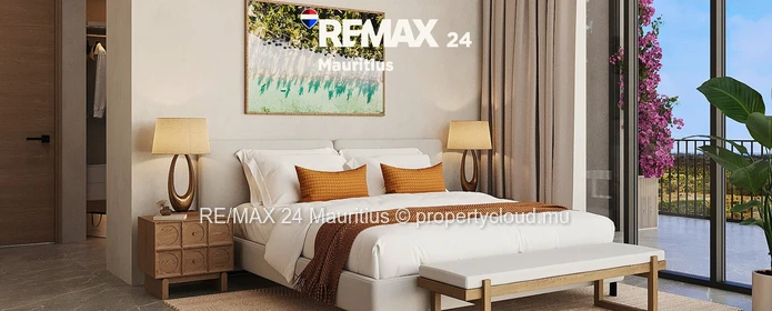 Modern 1-bedroom apartments (64–65 m² with balcony) located in the heart of Mont Choisy,