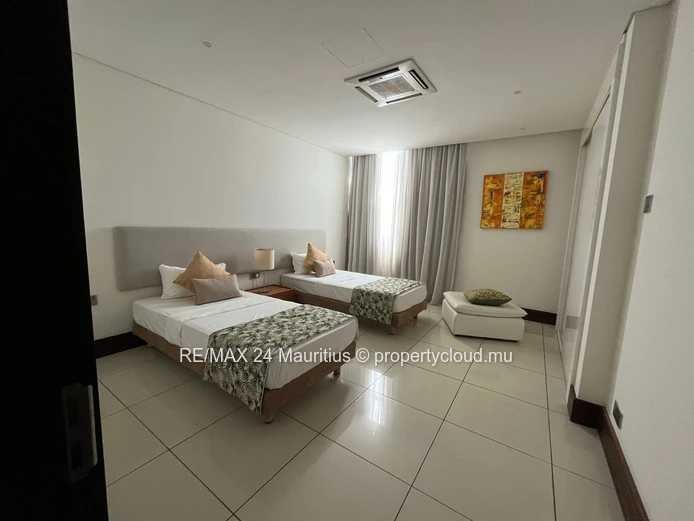 Beautiful fully furnished 3 bedrooms RES apartment of 245m2 for sale at Grand Baie La Croisette.