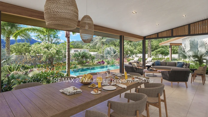 Tropical Oasis: Stunning 4-Bedroom Villa at Ekô Savannah Resort, Tamarin
