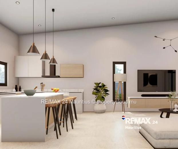 Brand new secured semi-furnished house, in a calm area yet within 12 minutes drive to Amenities.