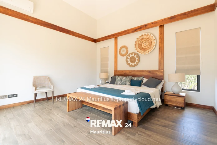 Elegant 4-bedroom Villa C with private pool, landscaped garden and spacious living areas.