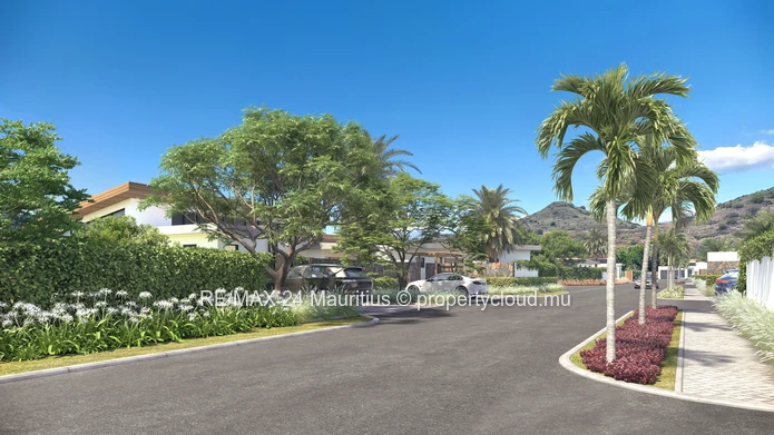 Luxurious Tropical Living in Tamarin: Exquisite 4-Bedroom Villa in Ekô Savannah Resort