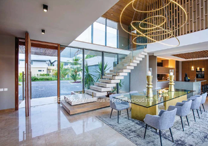 High-End Luxury Villa In Mauritius' Only Residential Marina