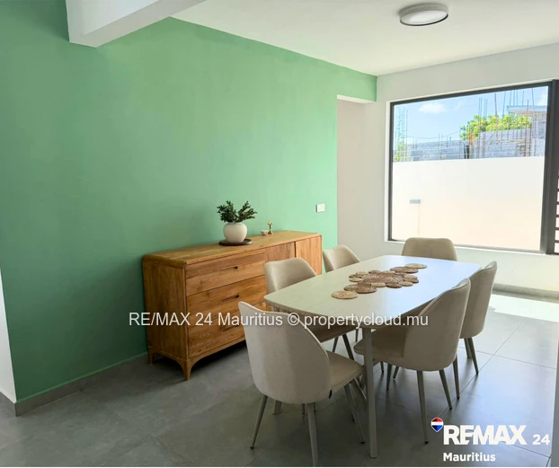Brand new secured semi-furnished house, in a calm area yet within 12 minutes drive to Amenities.