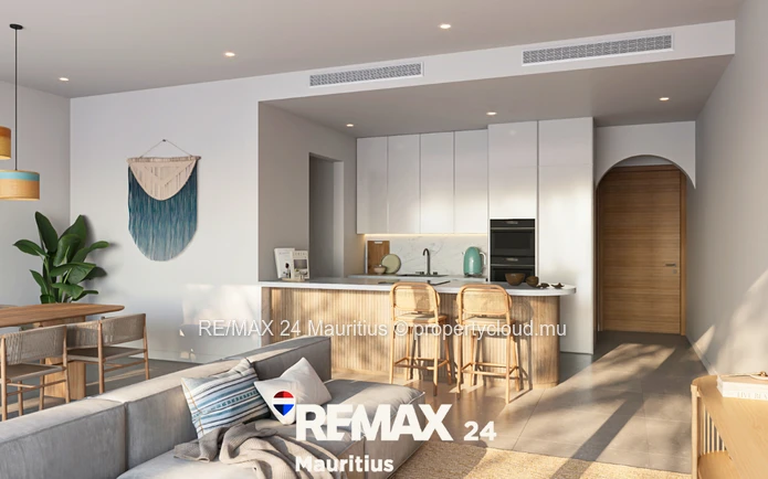 Penthouses de 4 chambres en suite situés en bord de mer à Flic En Flac