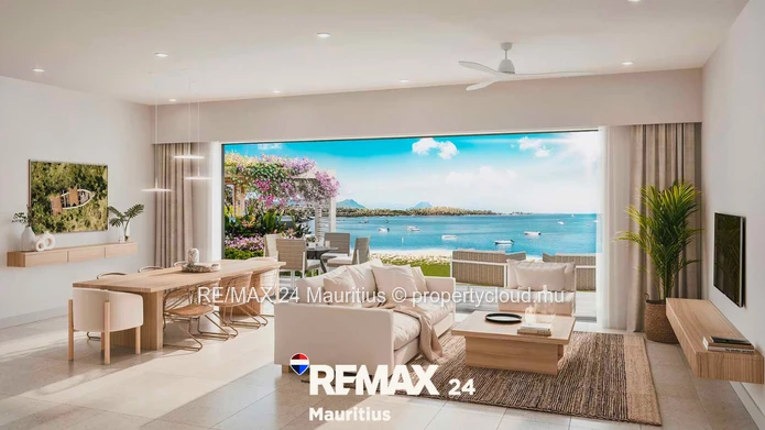 Penthouses de 3 chambres en suite situés en bord de mer à Tamarin, au sein d’une résidence sécurisée