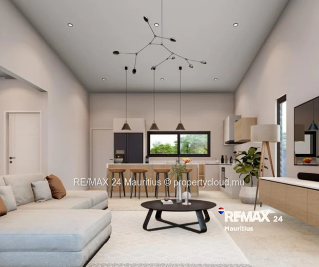 Brand new secured semi-furnished house, in a calm area yet within 12 minutes drive to Amenities.