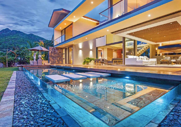 High-End Luxury Villa In Mauritius' Only Residential Marina