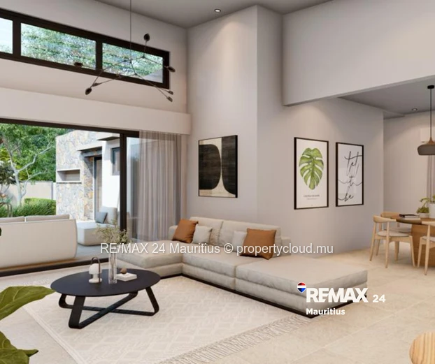 Brand new secured semi-furnished house, in a calm area yet within 12 minutes drive to Amenities.
