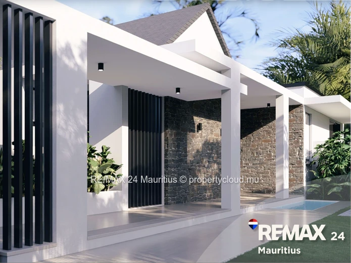 Luxury 4 Bedroom En Suite Villa with Pool  with Solar Installation in Mont Choisy Estate