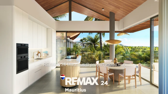 Penthouses de 4 chambres en suite situés en bord de mer à Flic En Flac