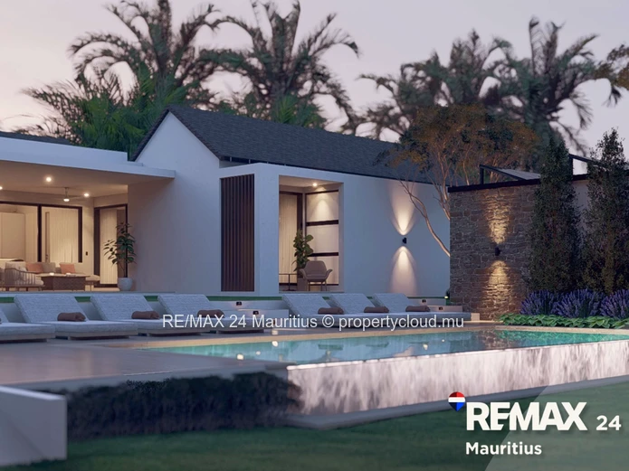Luxury 4 Bedroom En Suite Villa with Pool  with Solar Installation in Mont Choisy Estate