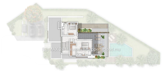 This spacious villa offers a built area of 322.33 m², with elegant and well-designed living spaces
