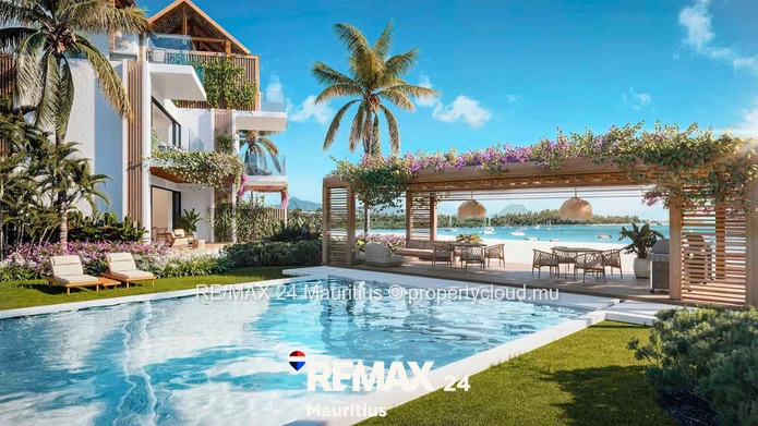 Penthouses de 3 chambres en suite situés en bord de mer à Tamarin, au sein d’une résidence sécurisée